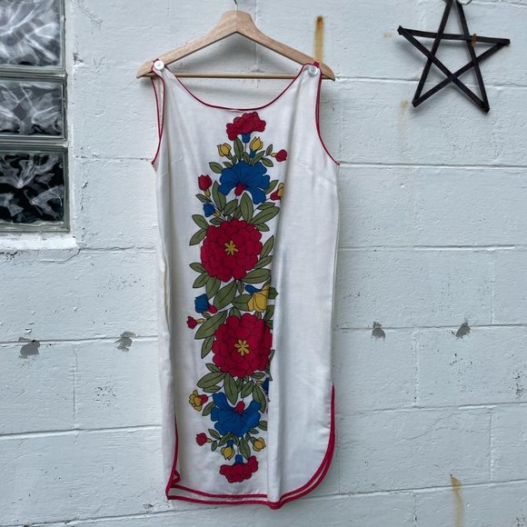 Vintage Dream Tablecloth Dress - Picture 1 of 3